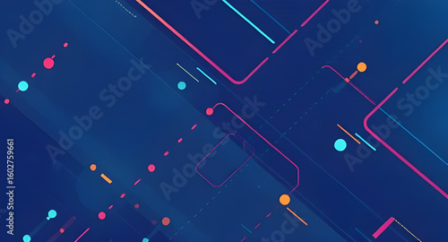 abstract background with blue lines