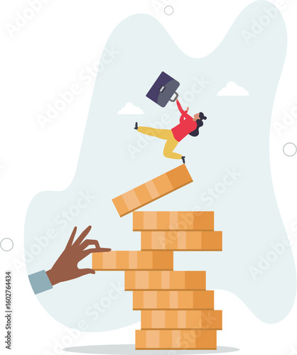 Investment risk from stock market crash, pull money or liquidity back, market volatility,human life.