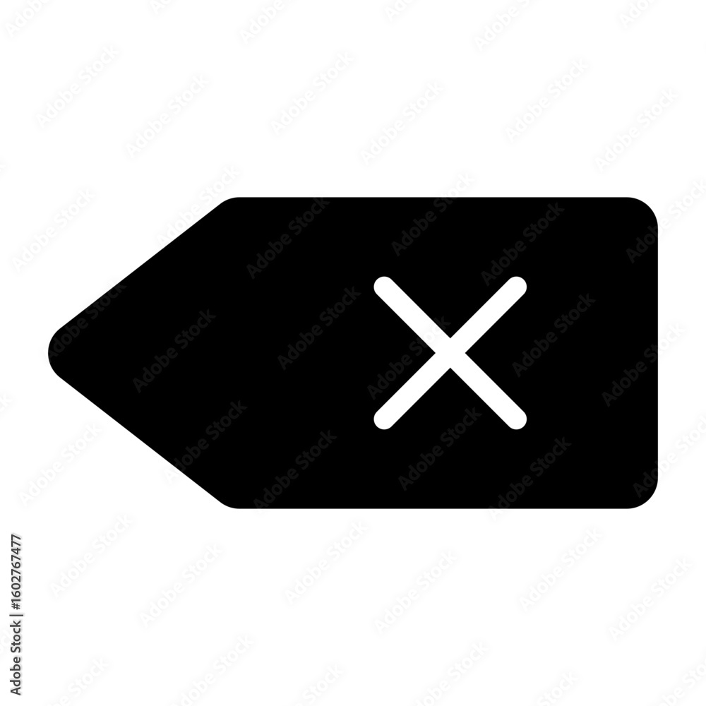 Obraz premium Backspace icon