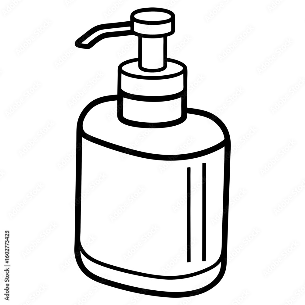 Obraz premium Clean Design Soap Bottle Icon