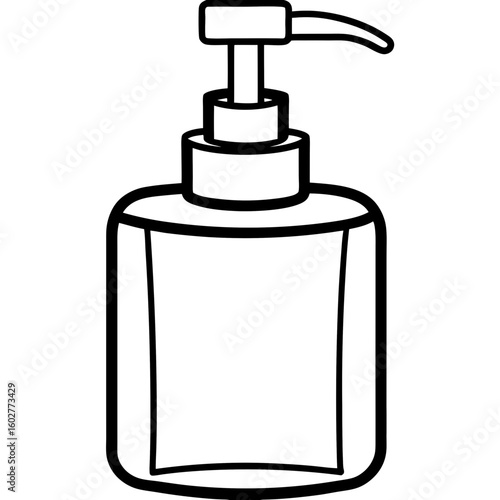 Clean Design Soap Bottle Icon