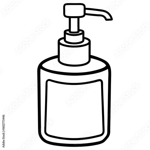 Clean Design Soap Bottle Icon