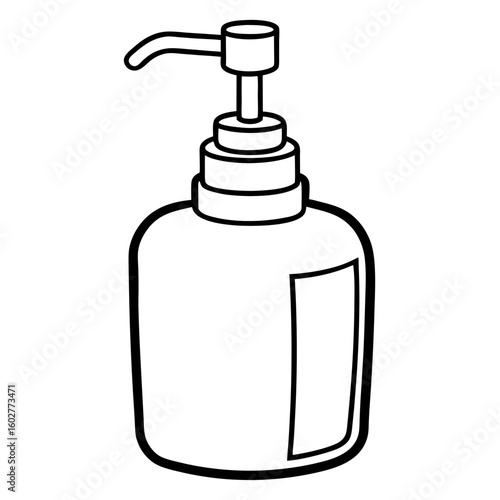 Clean Design Soap Bottle Icon