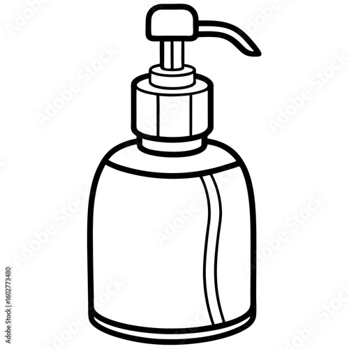 Clean Design Soap Bottle Icon