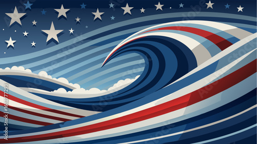 american flag background