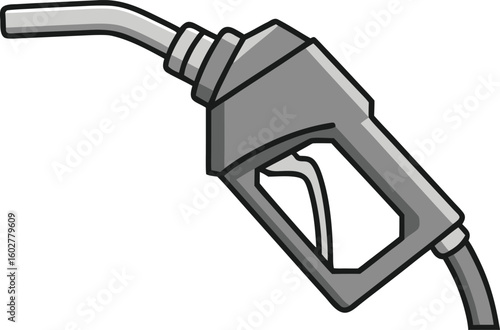 gas pump nozzle with dollar sign