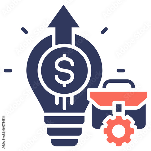Business Startup Mixed Icon