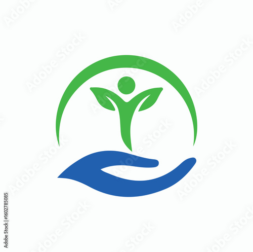 Unique Community Support and Health care Logo design
