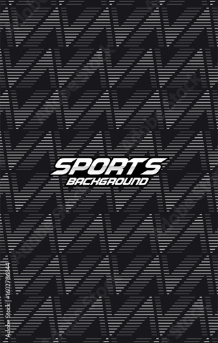 Black and white pattern line background for jersey design