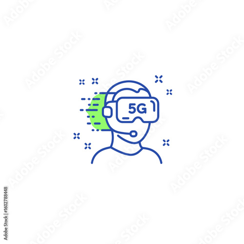 5 G XR Streaming Icon