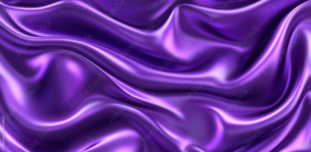 Obraz premium Elegant Purple Satin Fabric Texture for Background Design
