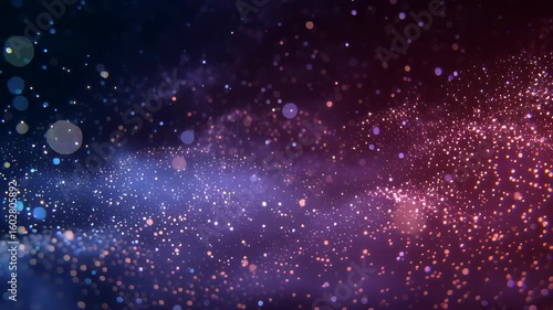 Wallpaper Mural Abstract Cosmic Particles in Dreamy Starfield Background Torontodigital.ca