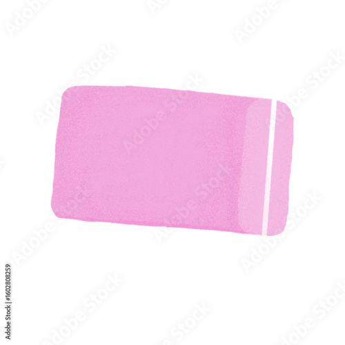 Creative Stationery Illustration – Eraser