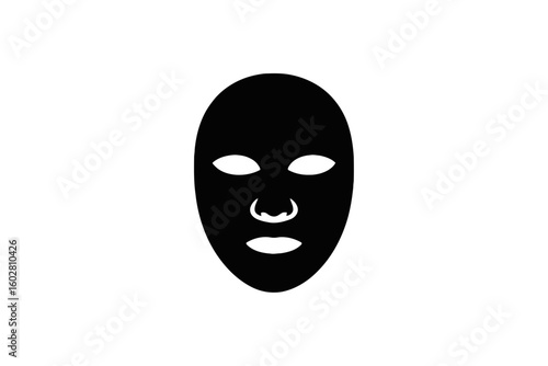 Human Face Silhouette mask identity