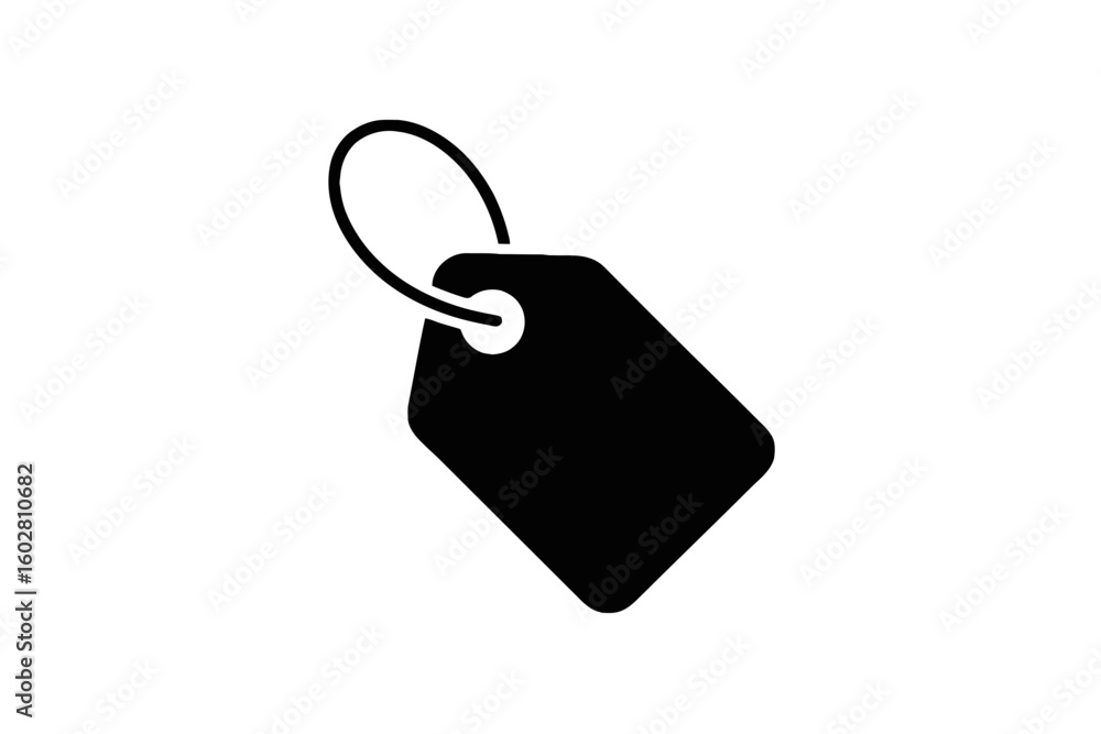 Fototapeta premium Label with Ring price tag sale tag