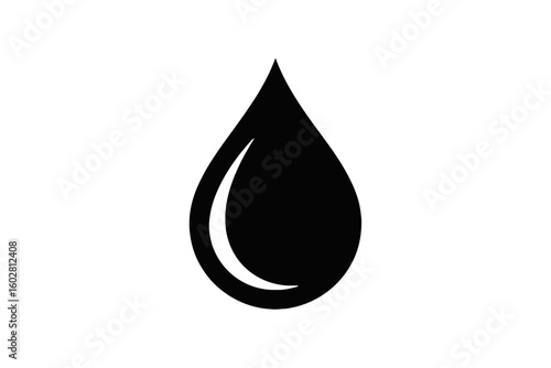 Water Droplet Silhouette liquid fluid