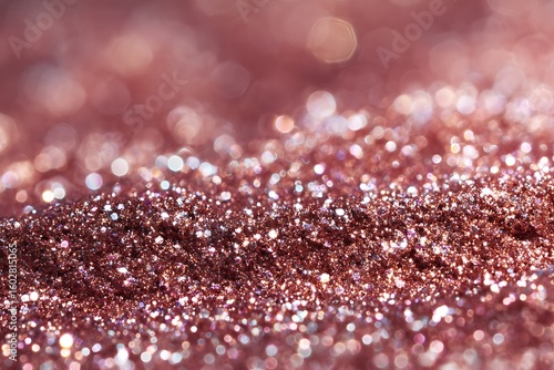 Rose Gold Glitter Texture