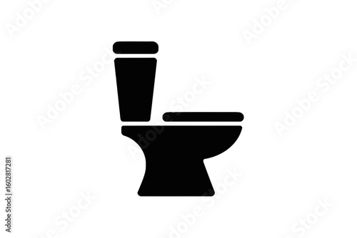 Toilet bowl and cistern lavatory bathroom