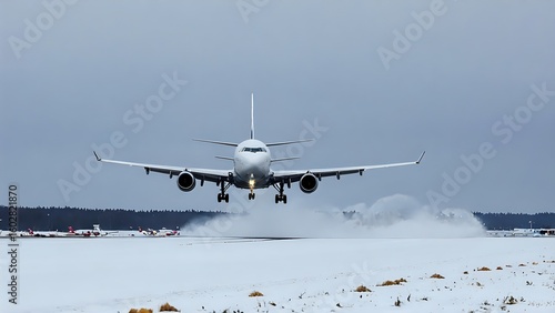 airplane in flight