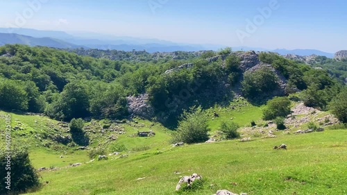 Itxina karst massif in Gorbea Natural Park, Basque Country, Spain