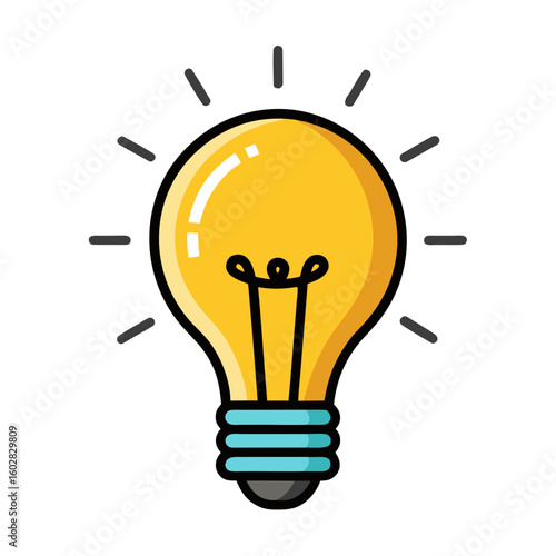 light bulb vector