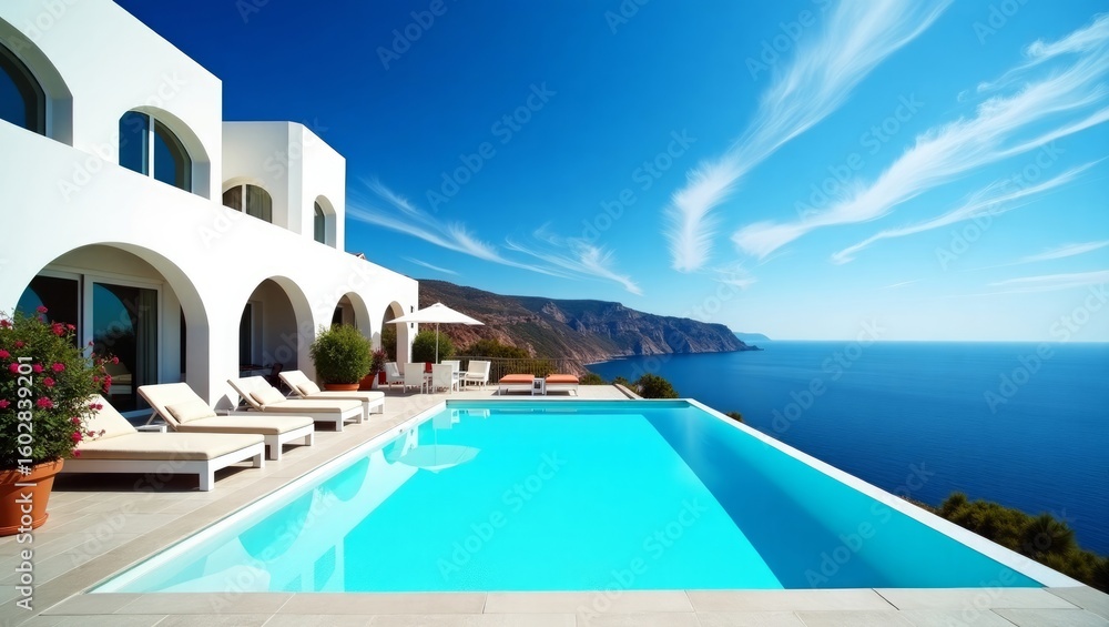 Fototapeta premium Modern Curved Roof House in Forest Setting image