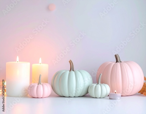 Citrouilles pastelles