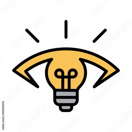 Visionary Icon Vector Illustration Color Version