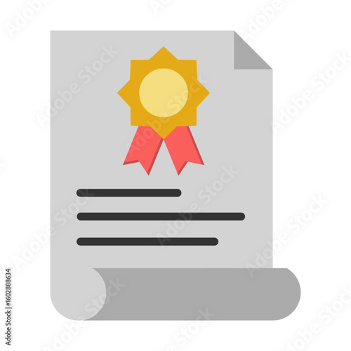 Patent Icon Vector Illustration Flat Version