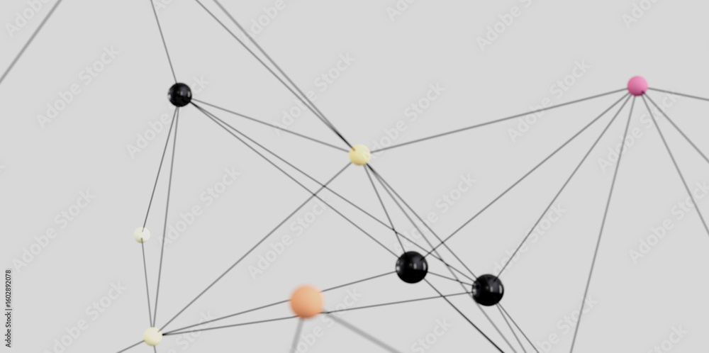 Modern network visualization. Ideal for tech, business, and connection concepts. Modern network visualization. Ideal for tech, business, and connection concepts.