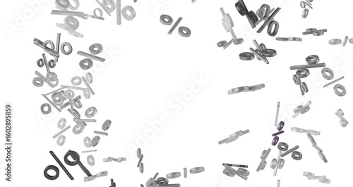 3d Sales icons floating in ...