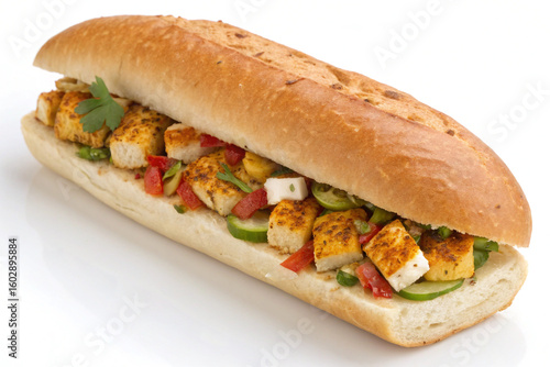 Paneer Sub Roll PNG