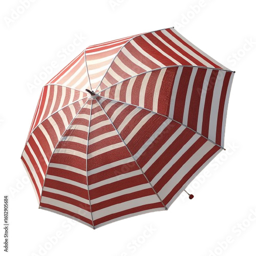 Red Beach Umbrella Collection with Colorful Summer Patterns
