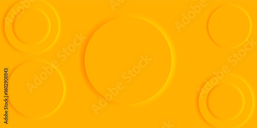 orange gradient, featuring soft glowing circles of various sizes. A modern and dynamic design with a smooth.