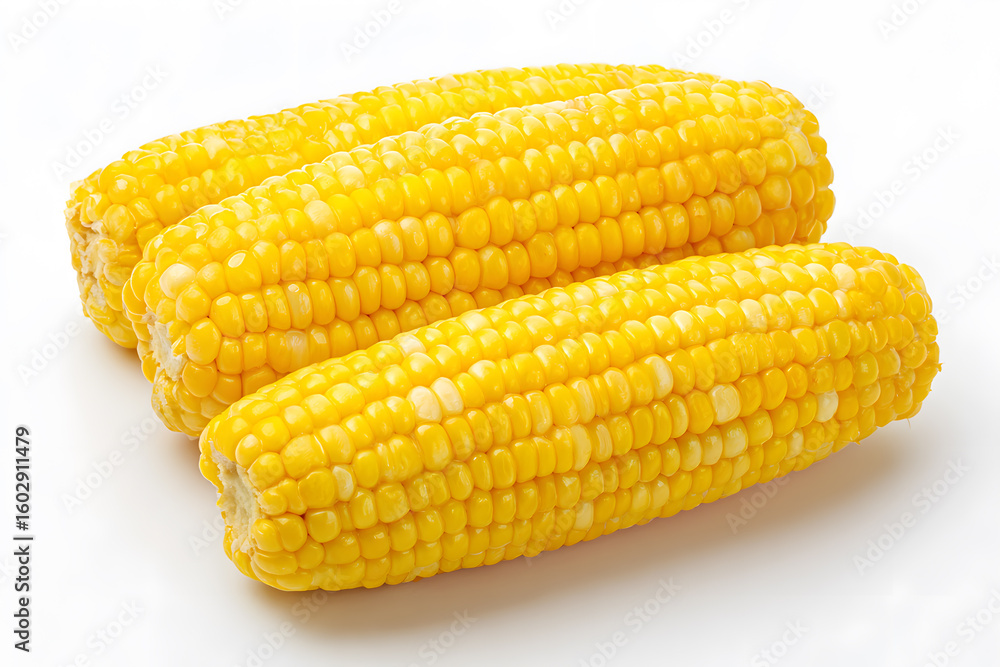Grilled sweet corn on white, top
Two grilled corn cobs with grill marks, arranged side by side on white. Tasty summer food visual, ideal for BBQ Grilled sweet corn on white, top
Two grilled corn cobs with grill marks, arranged side by side on white. Tasty summer food visual, ideal for BBQ