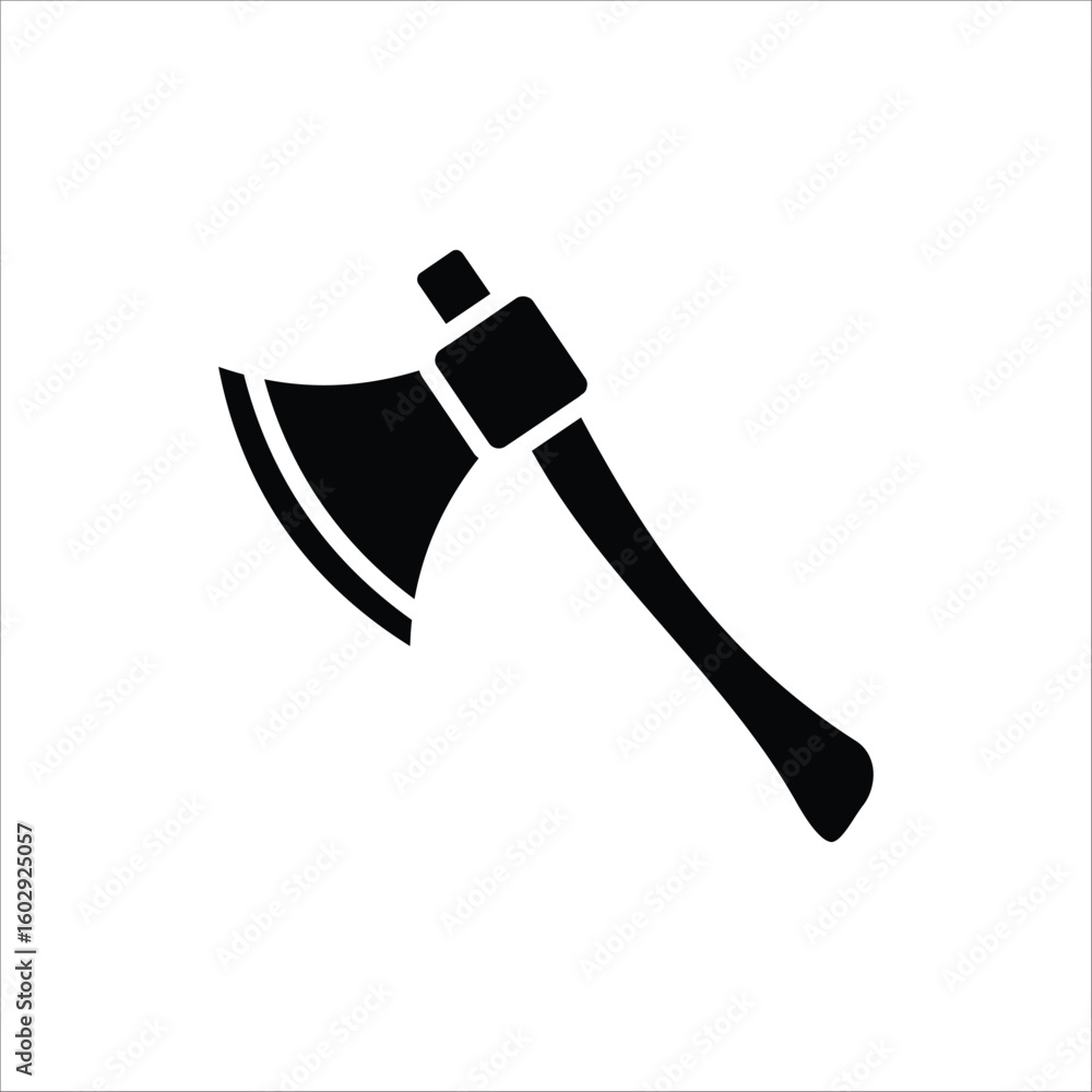 Axe icon. Vector illustration for web design. Isolated on white background. Axe icon. Vector illustration for web design. Isolated on white background.