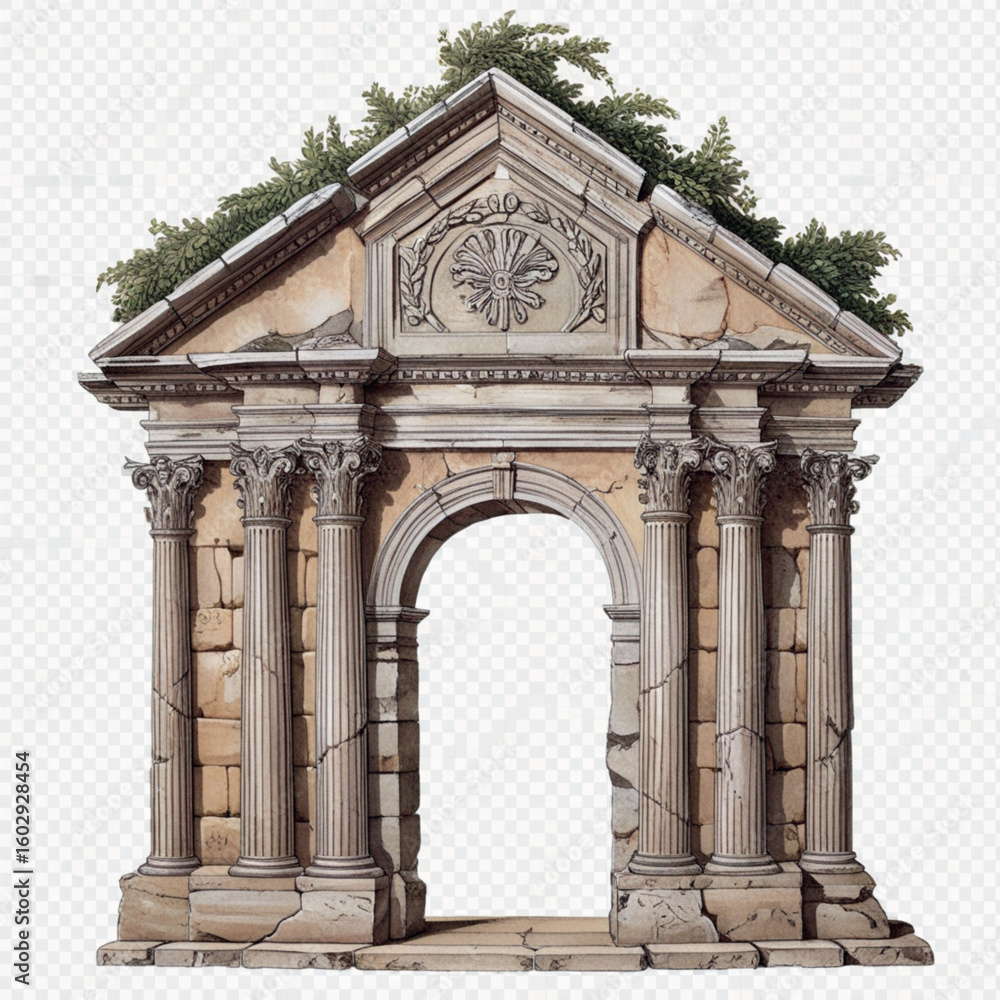 Fototapeta premium triumphal arch in the city