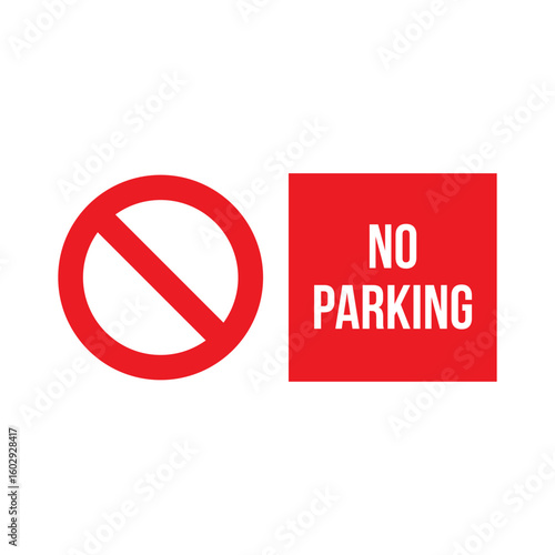 Free Download Urban restriction sign showing no parking traffic rule - GFXLoad
