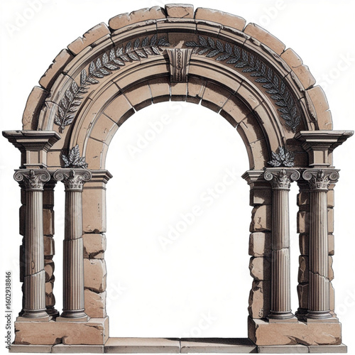 arch of the roman aqueduct
