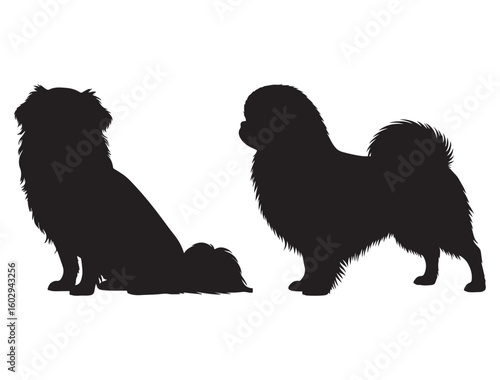 CHINESE CHIN DOG SILHOUETTE