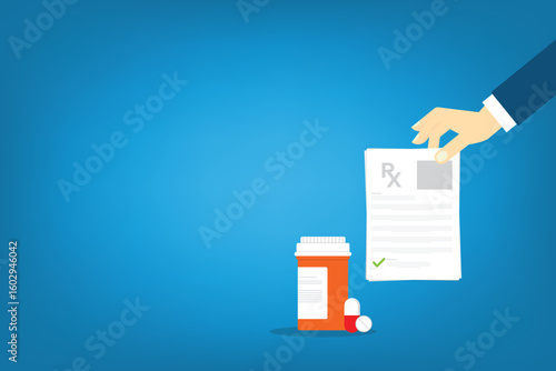 Prescription medicine bottle	