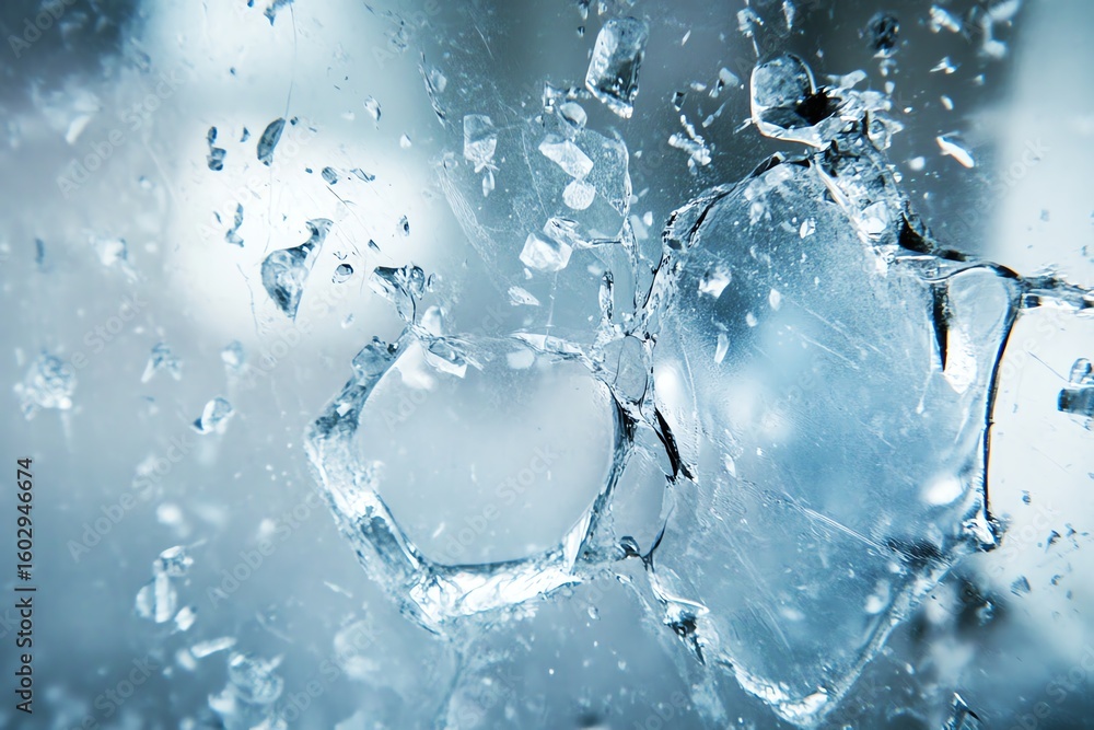 Close-up of cracked ice formations, showcasing natural patterns and textures in frozen water. Close-up of cracked ice formations, showcasing natural patterns and textures in frozen water.