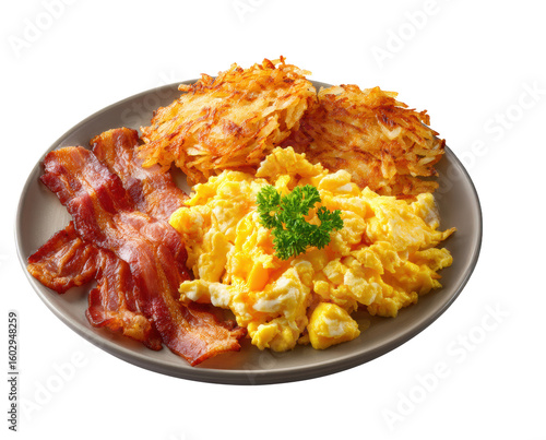 American breakfast 