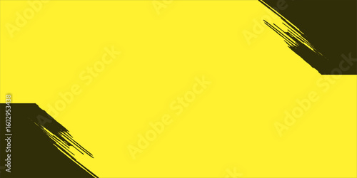Grunge vector texture geometric yellow, black. With the ability to use overlay. Background scratches, cracks, stains.