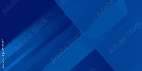 Abstract blue background with glowing geometric lines. Modern blue gradient square shape design. Futuristic technology concept. Suit for brochure, corporate, website, poster, banner, cover modern