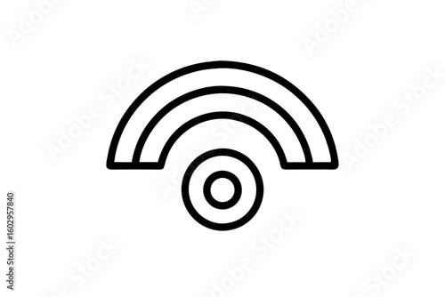 6G Mobile Network Vector – High-Speed Wireless Cellular Connection Icon