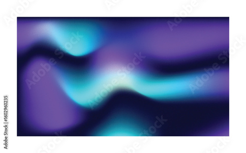 Wavy gradient aurora borealis with subtle grain effect abstract purple