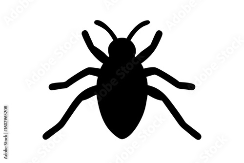Cockroach Pest Control Infestation Flat Vector Icon Illustration

