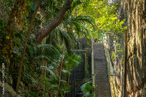 Daily exposure of the Queens Staircase, commonly referred to as the 66 steps, is a major landmark that is located in the Fort Fincastle Historic Complex in Nassau