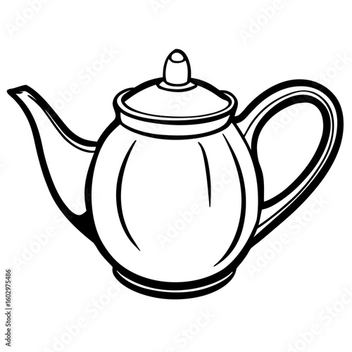teapot isolated on white